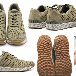 NOBULL Olive Green Perforated Trainer with Gum Outsole